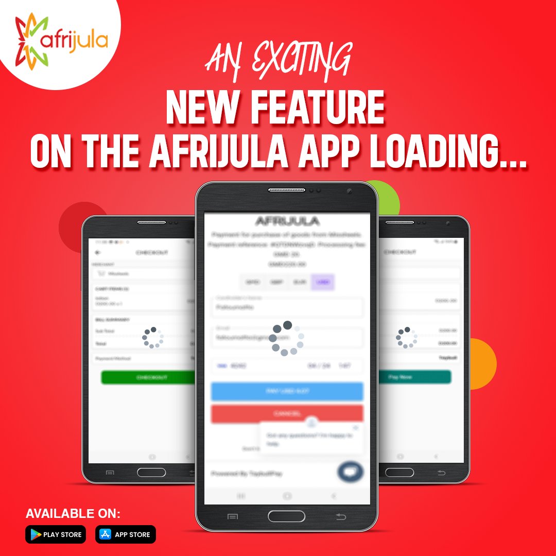 Afrijula1's tweet photo. A new feature on the AFRIJULA APP is on its way!
We're on the verge of unveiling something truly groundbreaking that marks a key milestone in our mission to enhance your shopping experience.
#afrijula #insistglobal #applaunch #newappfeature #techsolutions https://t.co/Y1jKcGBEP7