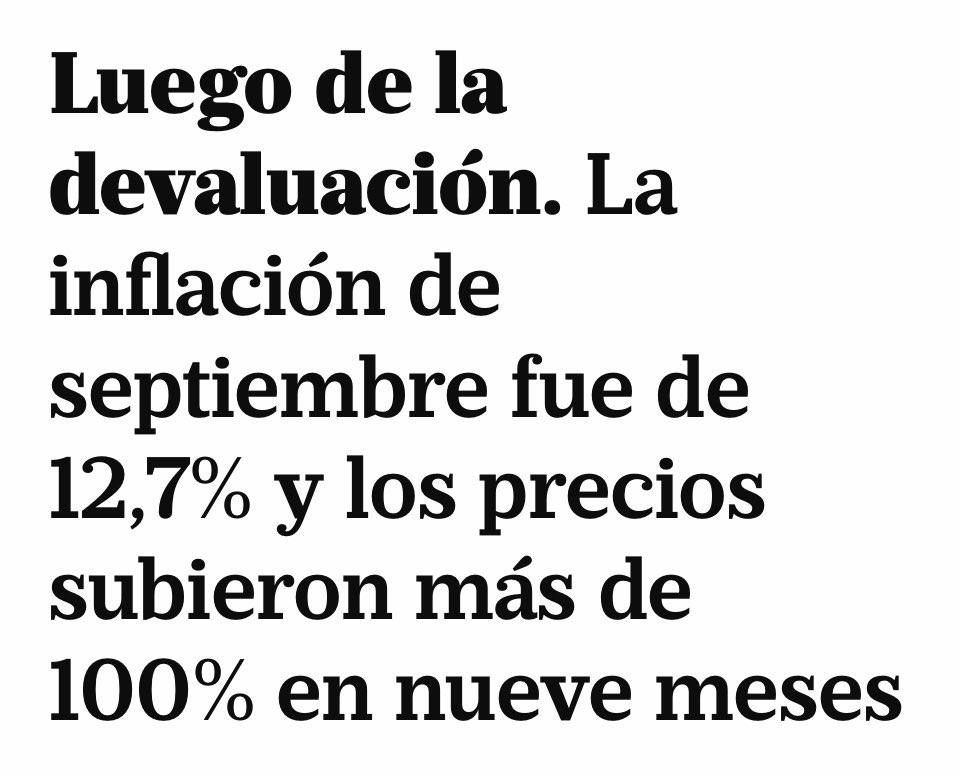 ValderramAndrea's tweet photo. 12,7 la inflación de septiembre y la interanual alcanzó el 138,3%. 

Otro triste récord del gobierno de Alberto, Cristina y del ministro candidato @SergioMassa. https://t.co/P1XpEP8Gmq