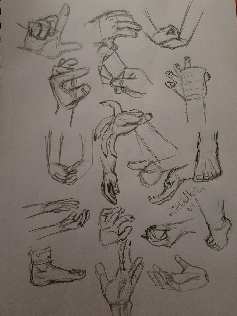 StitchedK's tweet photo. No digital art today, I've been doing a lot of traditional art studies. Here's a snippet from me doing Line of Action art exercises! #sketchbook #sketchbooktour #artexercise #traditionalart #ArtistOnTwitter https://t.co/71w9pIUR0i