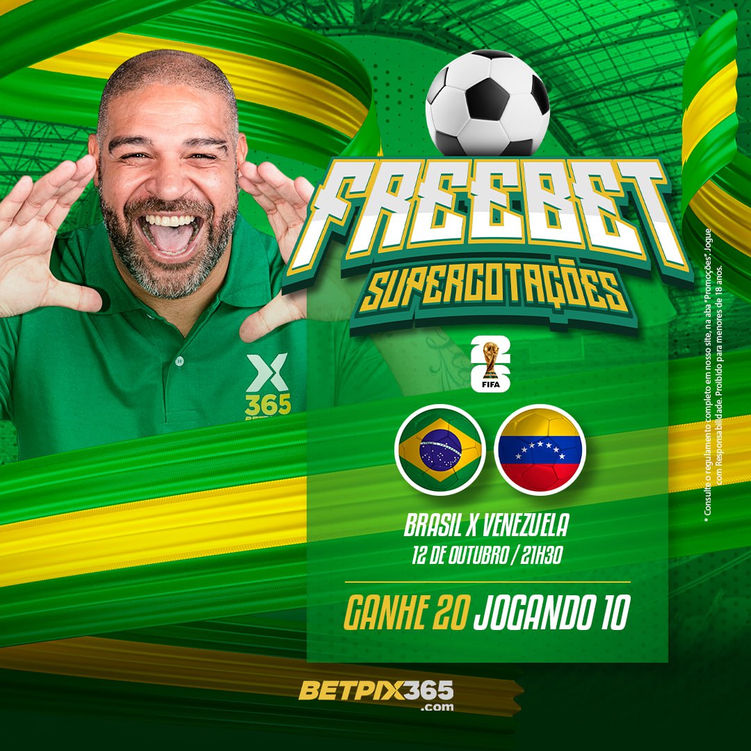 Curiosidades Brasil (@curiosidadesbrl) on Twitter photo 🚨 BOLÃO ELIMINATÓRIAS!
R$ 100 para os acertadores do placar e autores dos gols de Brasil x Venezuela.
Regra: RT no tweet, seguir <a href="/BetPix365of/">BetPix365</a>, <a href="/CuriosidadesPRL/">Curiosidades PL</a> e <a href="/CuriosidadesBRL/">Curiosidades Brasil</a>.
Ex: Brasil 1-0 Venezuela - Marquinhos
Leiam as regras e palpitem. 👇🏻 🚨 BOLÃO ELIMINATÓRIAS!
R$ 100 para os acertadores do placar e autores dos gols de Brasil x Venezuela.
Regra: RT no tweet, seguir <a href="/BetPix365of/">BetPix365</a>, <a href="/CuriosidadesPRL/">Curiosidades PL</a> e <a href="/CuriosidadesBRL/">Curiosidades Brasil</a>.
Ex: Brasil 1-0 Venezuela - Marquinhos
Leiam as regras e palpitem. 👇🏻