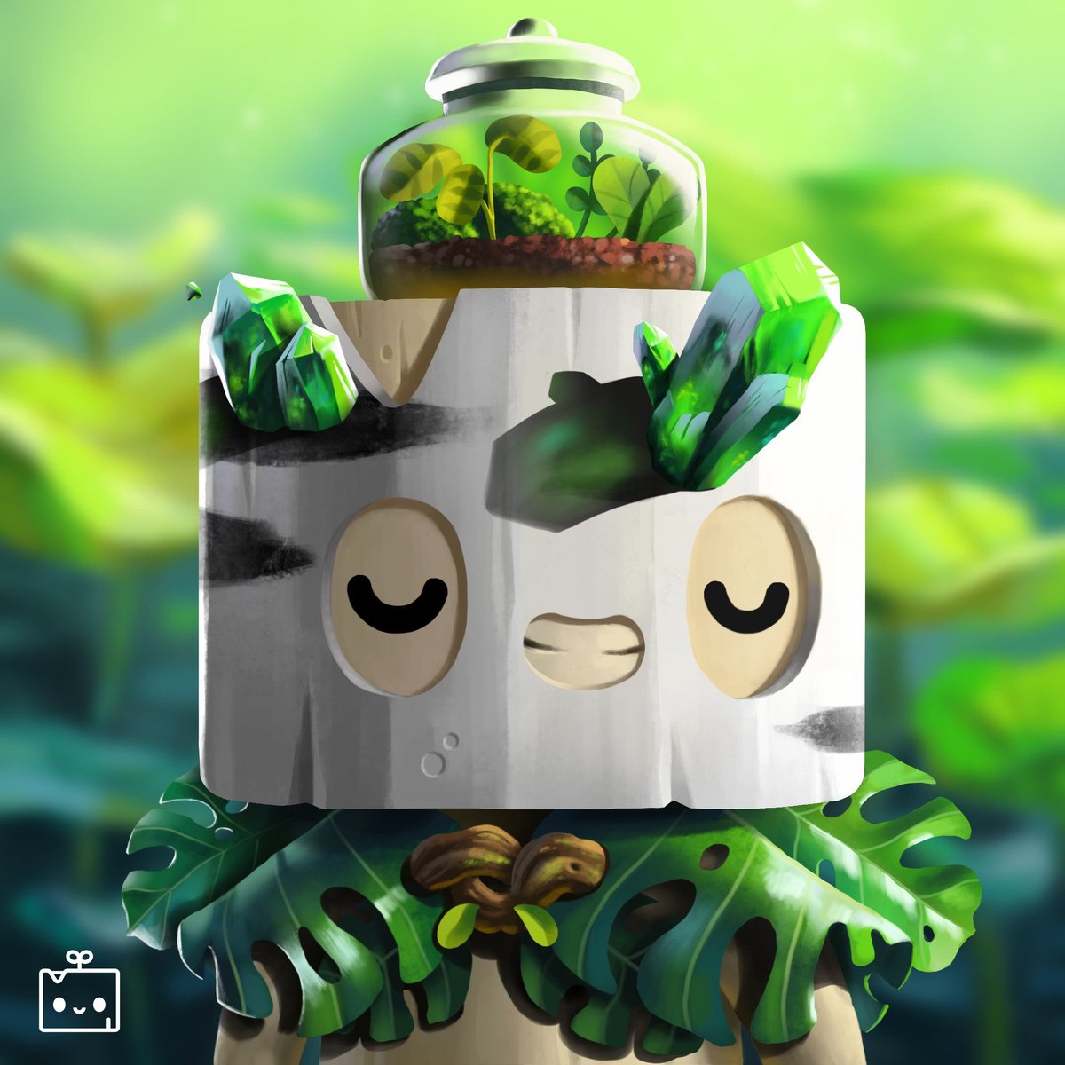 choplings's tweet image. Gm friends! 🪵 Who vibes with nature? 🌱