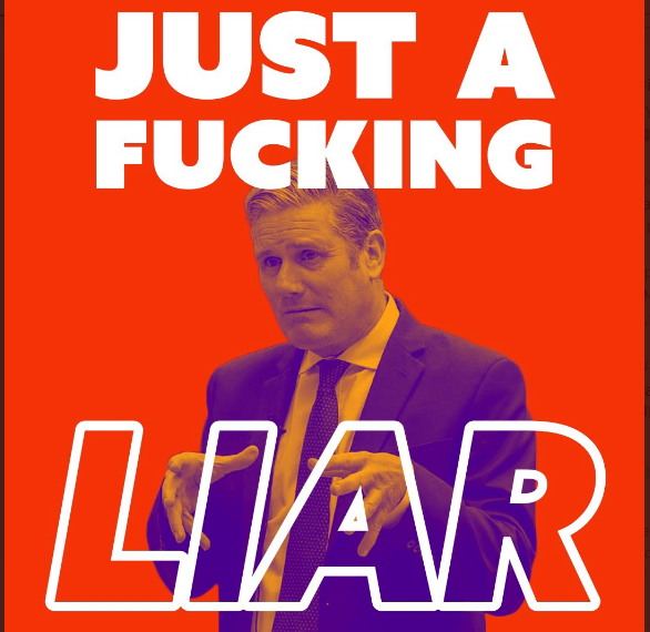 trexfan2's tweet photo. @Keir_Starmer #GetToFuck #SirKidStarver #LabourLiars #ItWasAScam #LabourFiles https://t.co/6DP6dDEuli