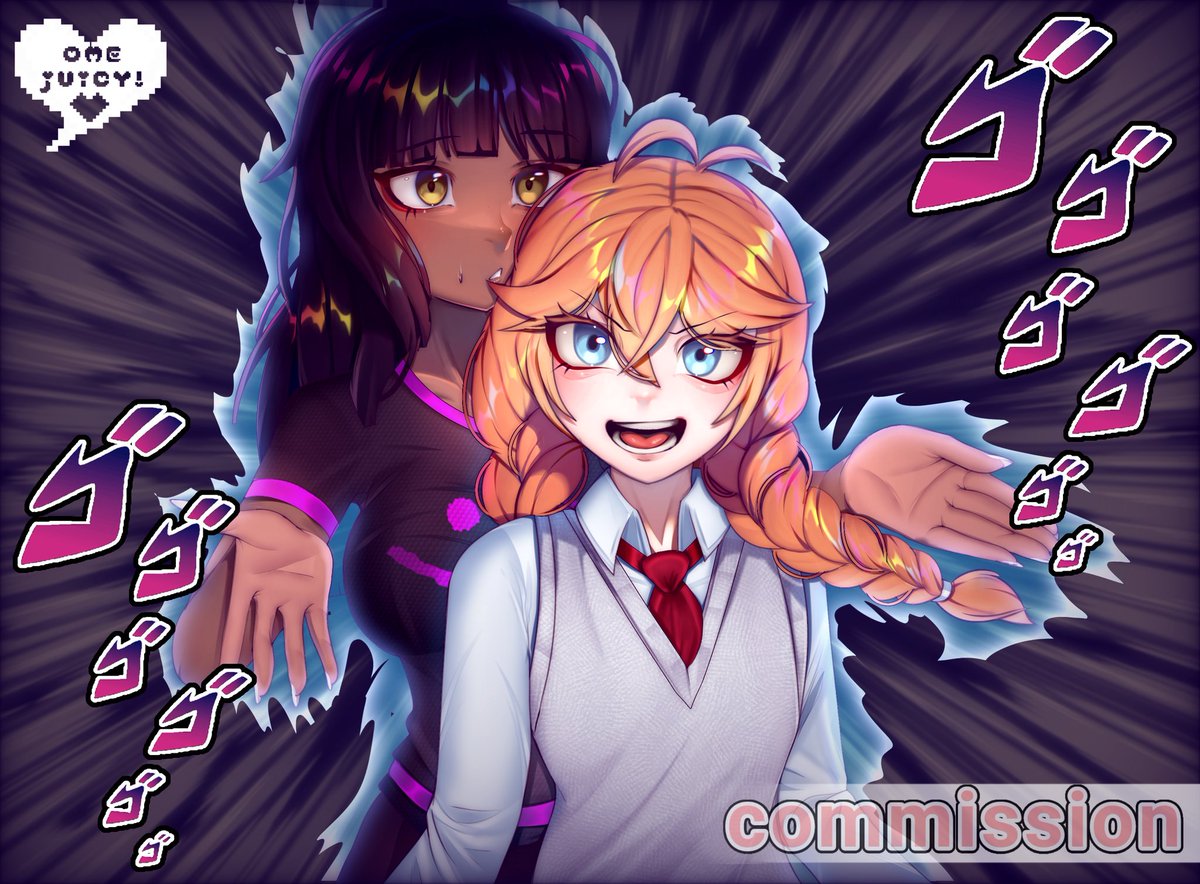 #commission #halfbody 
Disfrute hacer esta comi ya que me ando viendo #jojos 🩵🐦 #lessonsinlove