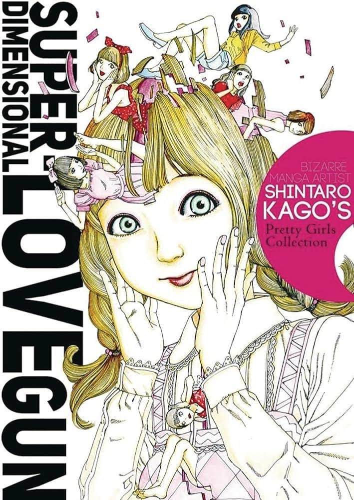 Happy Spooky Season y’all! 

October’s Manga Book Club Pick is Super Dimensional Love Gun by <a href="/shintarokago/">駕籠真太郎@新刊【乱歩アムネシア ２１番目の人格 3】</a> <a href="/denpa_books/">Denpa, LLC.</a> 

Kago's use of surrealism, idol figures, body horror and taboo subject matter, as well as other horror topics are ALL going to be covered on Oct 28th @ 12:30