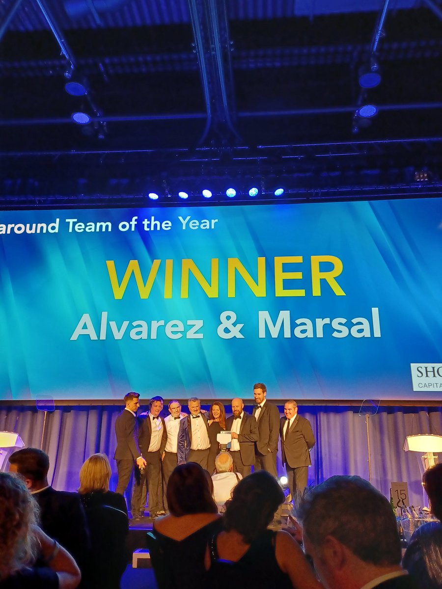 Robyn Hewson (@robyninsider) on Twitter photo The 10th award of the evening is Turnaround Team of the Year and the winner is... <a href="/alvarezmarsal/">Alvarez & Marsal</a> #NWDeals #Dealmakers The 10th award of the evening is Turnaround Team of the Year and the winner is... <a href="/alvarezmarsal/">Alvarez & Marsal</a> #NWDeals #Dealmakers