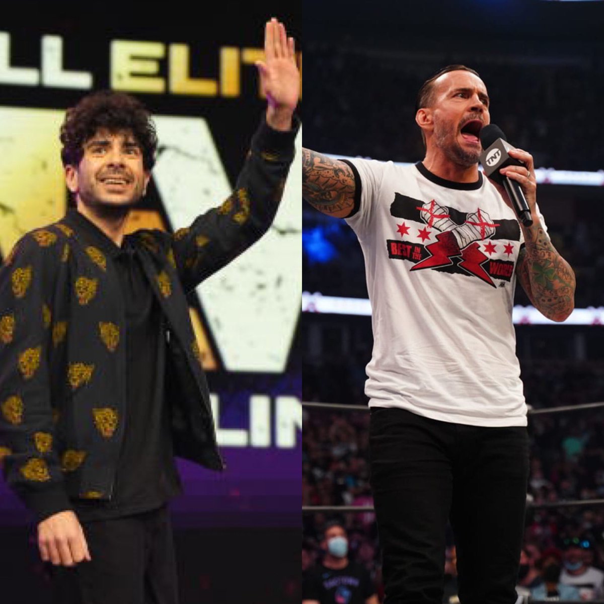 WrestleOps's tweet image. Haus of Wrestling reports that a source from CM Punk’s camp responded [with regards to Tony Khan’s post(s) towards the story of ‘HHH/HBK looking to send a message to TK’] by saying this is the kind of stuff that makes him happy to be away from the company [AEW].