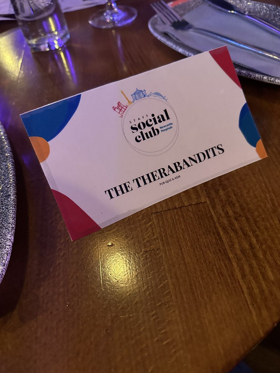 TordoffTara's tweet photo. How wonderful that the @StaffSocialClub quiz took place this evening during #AHPweek. It was lovely to spend some out-of-office time with my lovely #OTColleagues. Some truly invaluable #TeamBonding time! @NewcastleNMAHPs https://t.co/9i3ZeJJIix