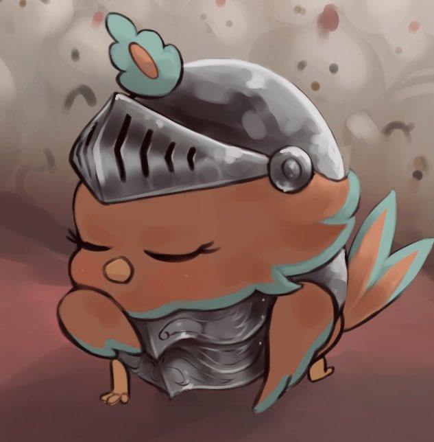 Timinybillybob's tweet image. Still working on this, I overestimated my ability to draw/ paint with any speed lol
For now, here’s a close up of an overly rendered Sir Jimmyton