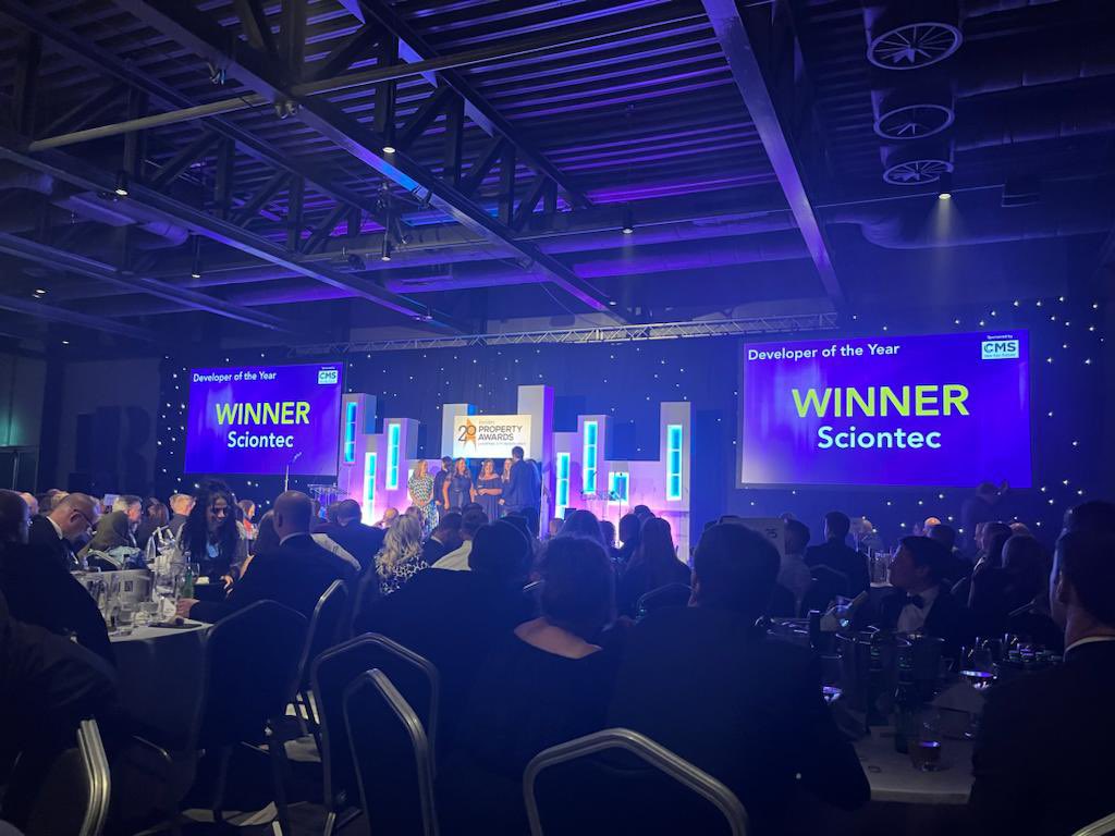 Sciontec's tweet photo. ๐ โDeveloper of the Yearโ goes toโฆSciontec!
An amazing achievement for our entire team who have contributed to our commercial growth and success of our innovation centres over the past 12 months.
#LCRProp @insidernwest https://t.co/dwXqhZWqoR