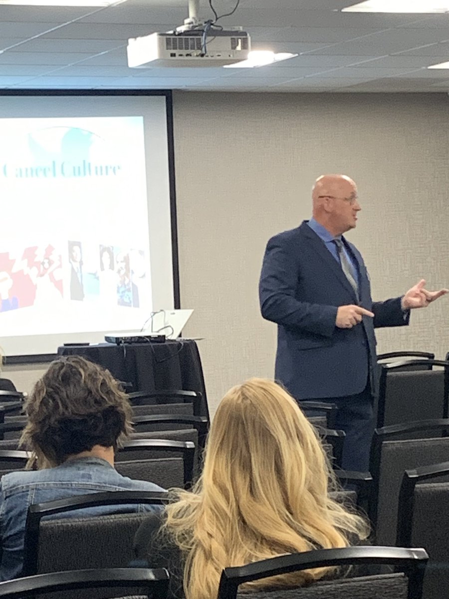 NDE_News's tweet photo. When devices are a big part of children’s lives, what should adults be aware of to ensure responsible digital usage? NDE’s School Safety & Security Director leads this session highlighting platform pressures, synthetic media, emotional exploitation, & digital fitness. #NeMTSS23 https://t.co/WNOjfvAvKY