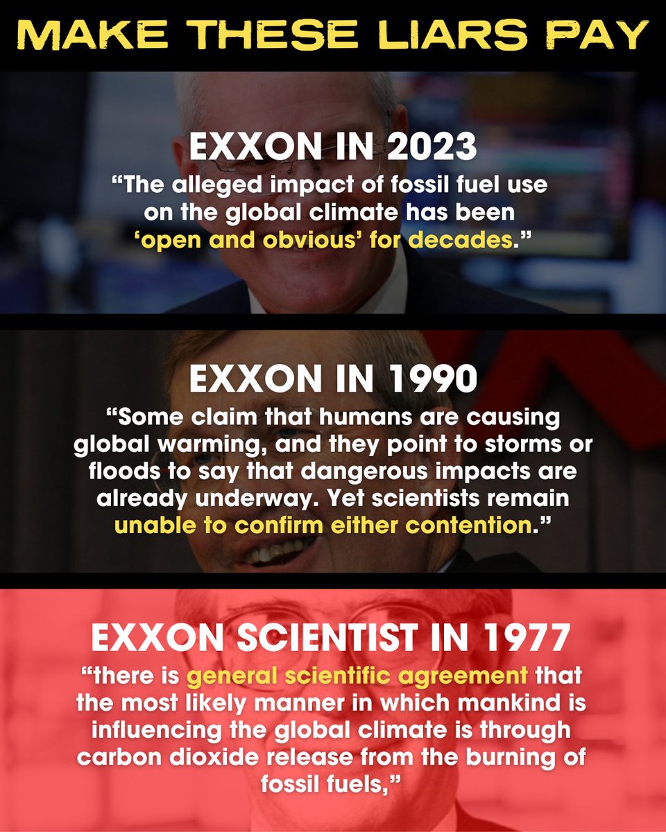 Shorter Exxon: 
We're not responsible for 50 years of lies because it was so obvious that we were lying. 
x.com/DoctorVive/sta…