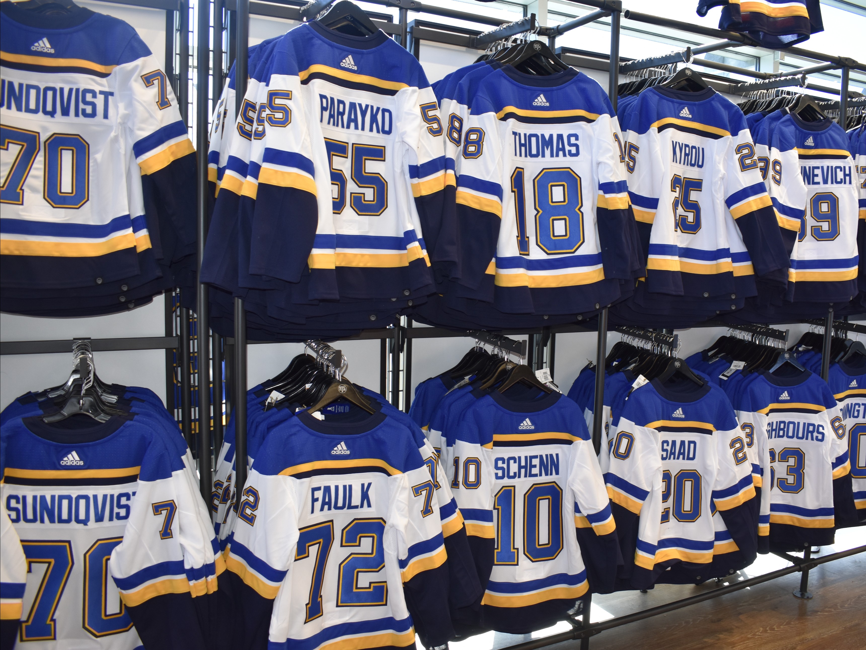 St Louis Blues Kids in St Louis Blues Team Shop 