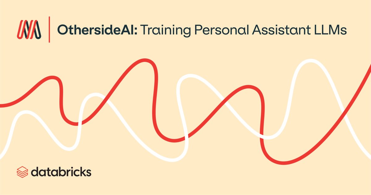 Learn how @OthersideAI used the MosaicML platform to train their #LLMs to power #AI writing and personal assistant tools. Thanks for a great conversation, @mattshumer_! mosaicml.com/blog/otherside…