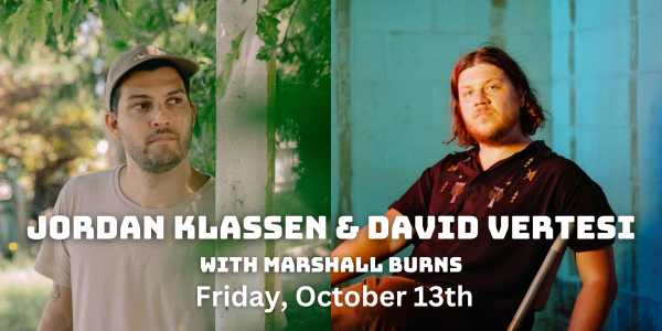 <a href="/JordanKlassen/">Jordan Klassen</a> and <a href="/davidvertesi/">David Vertesi</a> are two esteemed and well-practiced Canadian songwriters - don't miss their show tomorrow night! Marshall Burns opens up the night ✨

🎟️🎶 Tickets are just $20 in advance - t.ly/GdhvZ #YQR #Music #ReginaEvents