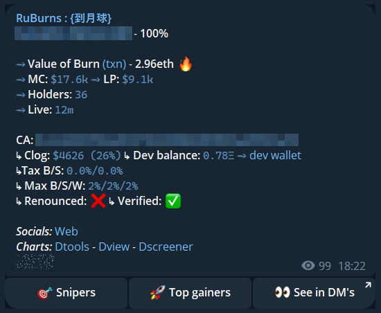 ru_bots_'s tweet photo. ๐งฒ We have pushed our latest Data & UI update on RuBurns! More data, more DYOR at your finger tips.
Undeterred by current market sentiments, Ru keeps cooking. Just picture what we'll achieve in high volume! ๐
๐Unlock RuPro bots here ๐https://t.co/LgNePizpe3
#RuBots #RuUpdates #RuTooling