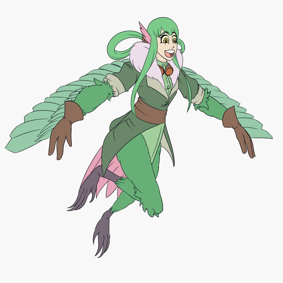 Trelockmont's tweet photo. I may be a bit late, but I got my character Hummie here for your consideration after Sec's insistance.
I couldn't finish her new look in time, so the image to the left is her updated model sketch. The rest is old and gift art.

Sorry if I'm cutting it close/missed my chance. ^^; https://t.co/LS8oHJp8C7