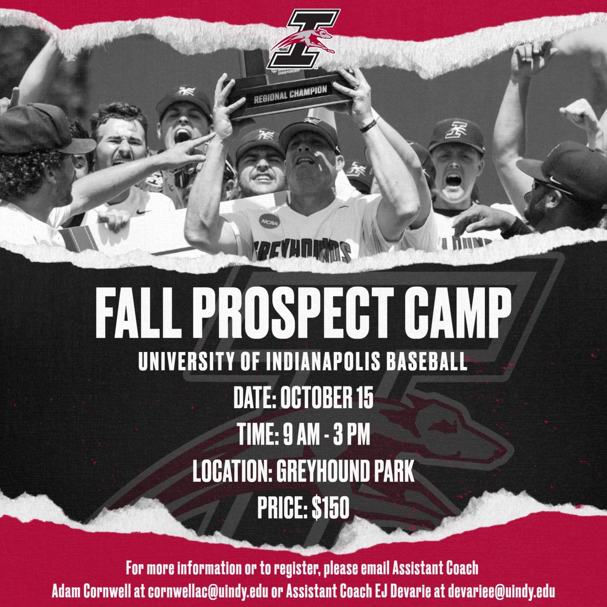 Less than a week from our Fall Prospect Camp!! Come join us this Sunday October 15th and get evaluated by our coaching staff!

🔗 uindybaseballcamp.totalcamps.com