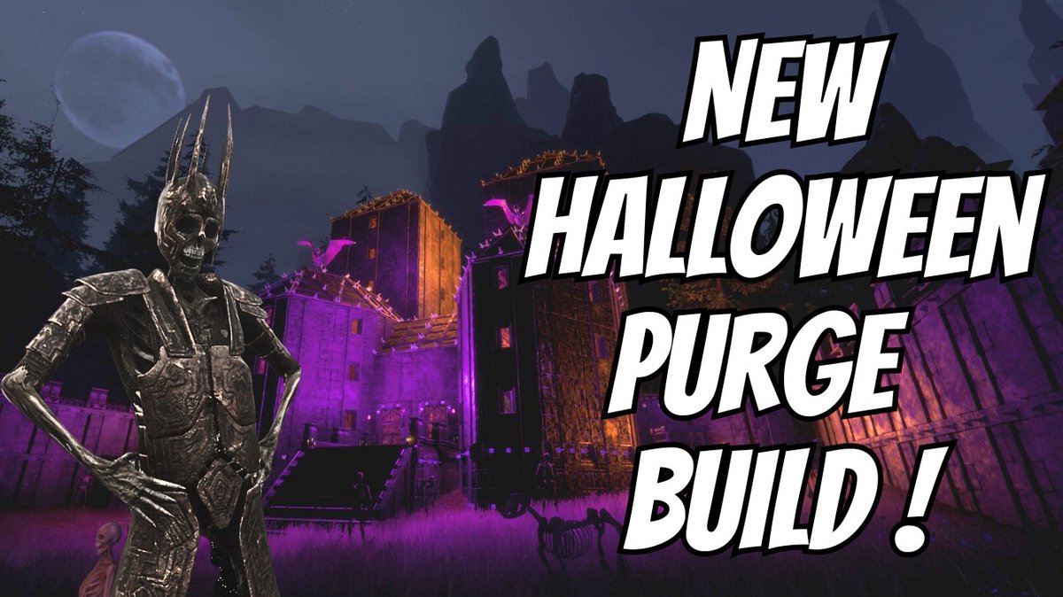 MurningStarr's tweet image. 🎃Haunted Purge Build is up! 
Hope you guys like it! 💜🧡
@ConanExiles #AgeofWar #FuncomCreators
youtu.be/qpzrHsTmraU
