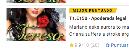 maxHolyCross's tweet photo. Teresa es tanto arte que tiene uno de los mejores capitulos rateados en imdb https://t.co/UXqBtxWvt0