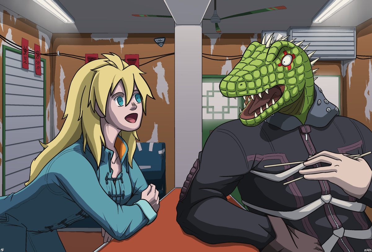 1n4h1's tweet photo. #art #fanart #Dorohedoro #Nikaido #Kaiman https://t.co/5Jjbr3eIM5