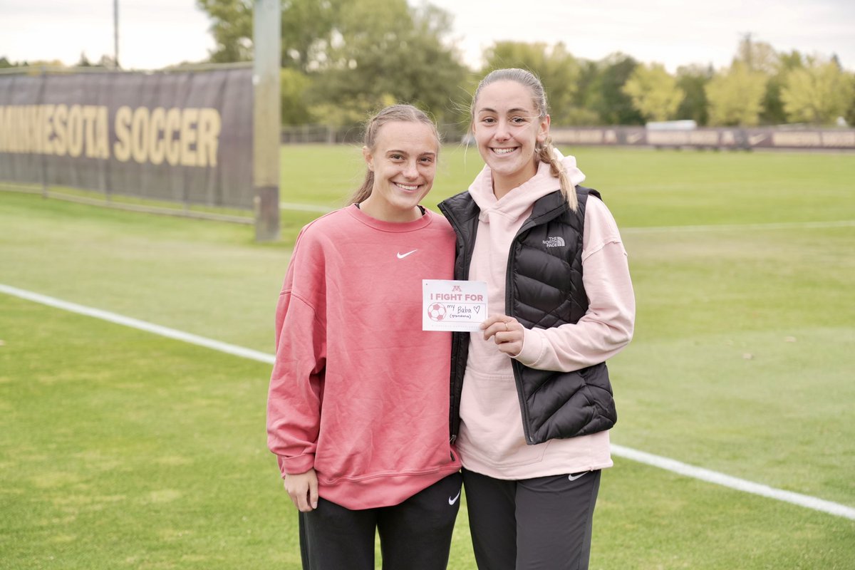 GopherSoccer's tweet photo. Ready for tonight’s Pink Out 💗

#WhoWeFightFor💞 https://t.co/tu8DOLtXRM