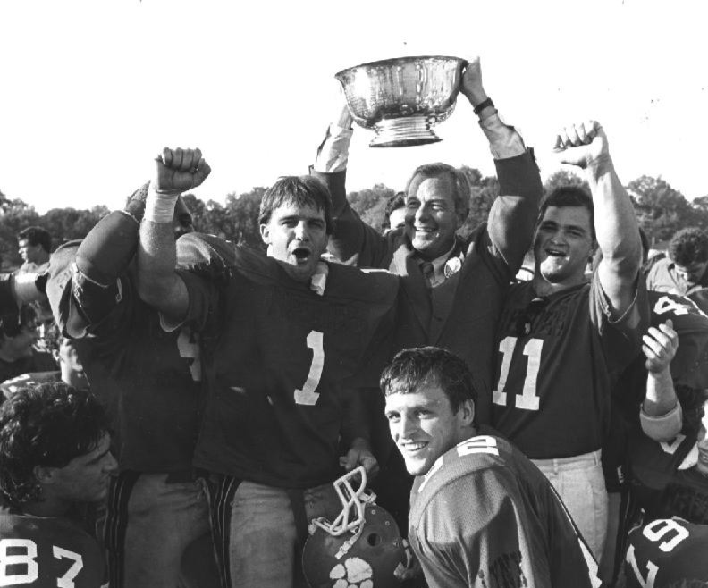 RhodesCollege's tweet photo. Rhodes and Sewanee have faced each other each fall Since 1954 for possession of the Edmund Orgill Trophy!

This year, we celebrate our 90th football match-up with Sewanee this Saturday at 1:00 p.m. and look to retain ownership of the Orgill Trophy! Come out and support the Lynx! https://t.co/uj70Ga2zvV