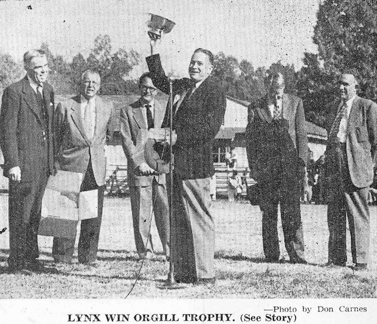 RhodesCollege's tweet photo. Rhodes and Sewanee have faced each other each fall Since 1954 for possession of the Edmund Orgill Trophy!

This year, we celebrate our 90th football match-up with Sewanee this Saturday at 1:00 p.m. and look to retain ownership of the Orgill Trophy! Come out and support the Lynx! https://t.co/uj70Ga2zvV