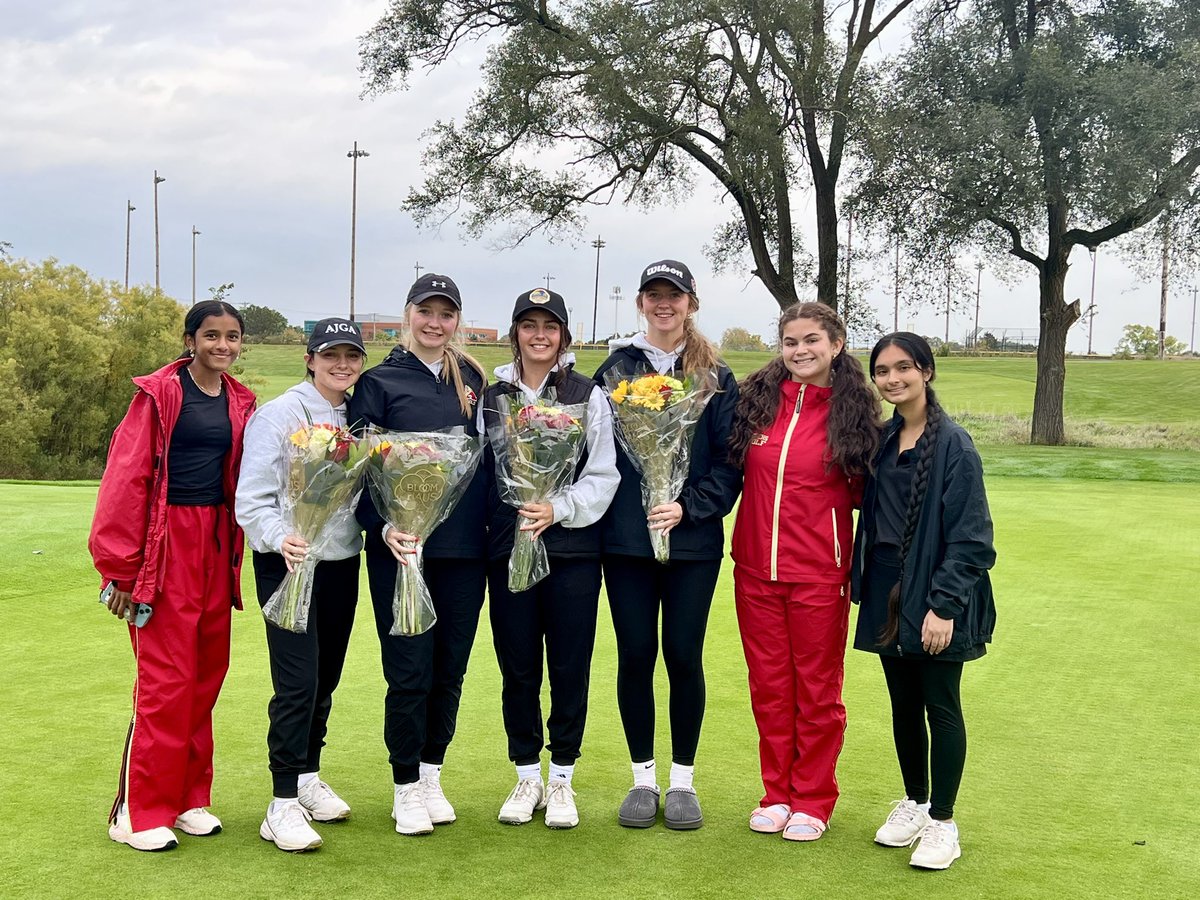 TroyAthensGolf's tweet photo. Yesterday we celebrated the end of our season with our annual Senior Scramble. The Seniors beat the Underclassmen 34 to 35.
The fun never ends with these girls!
#classof2024
#gohawks https://t.co/RqCnqXo457