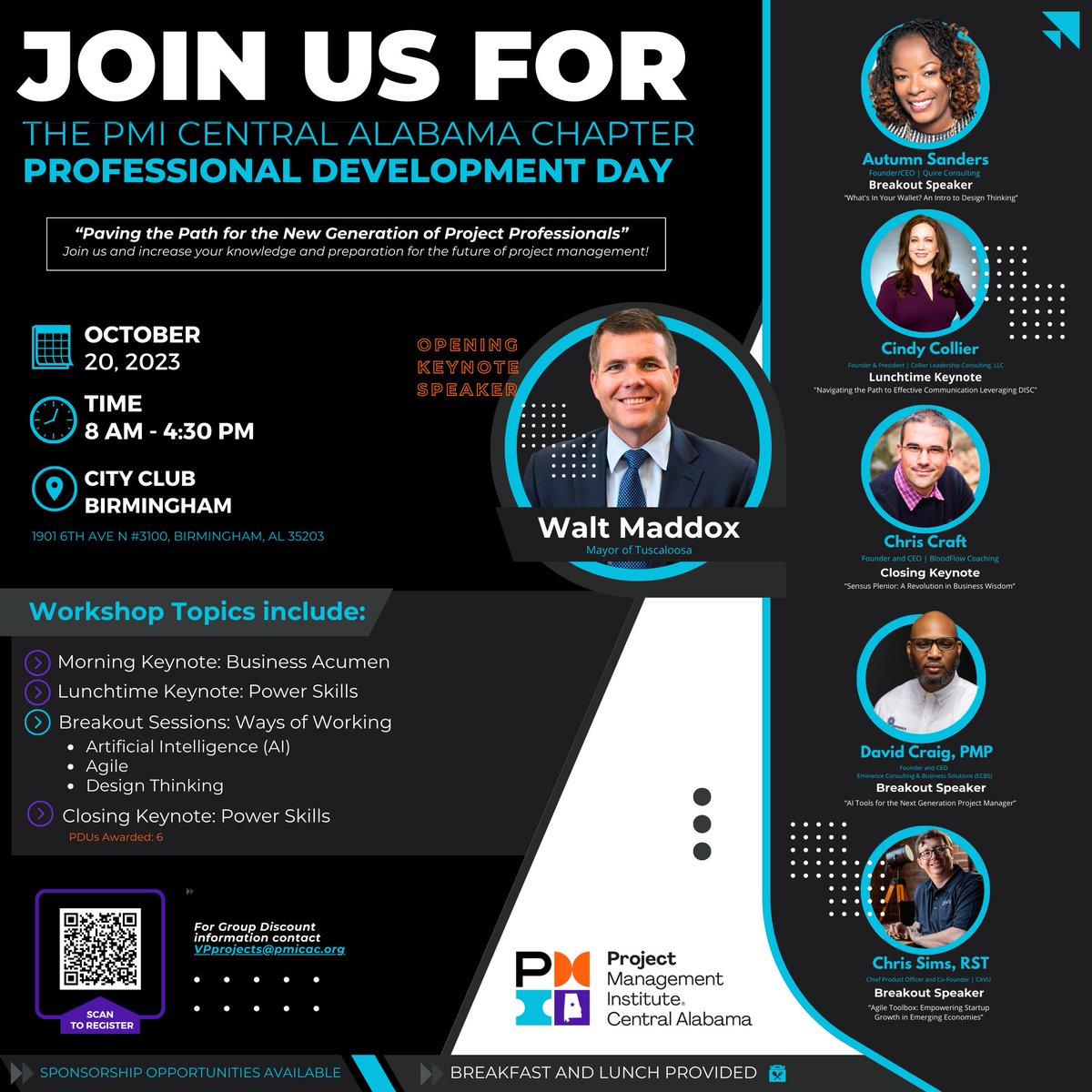 Tomorrow is your last day to register! Do not miss your opportunity to attend PMICAC's biggest event of the year. Register today!
lnkd.in/gsRiinRb
#pmi #pmicac #ProfessionalDevelopment