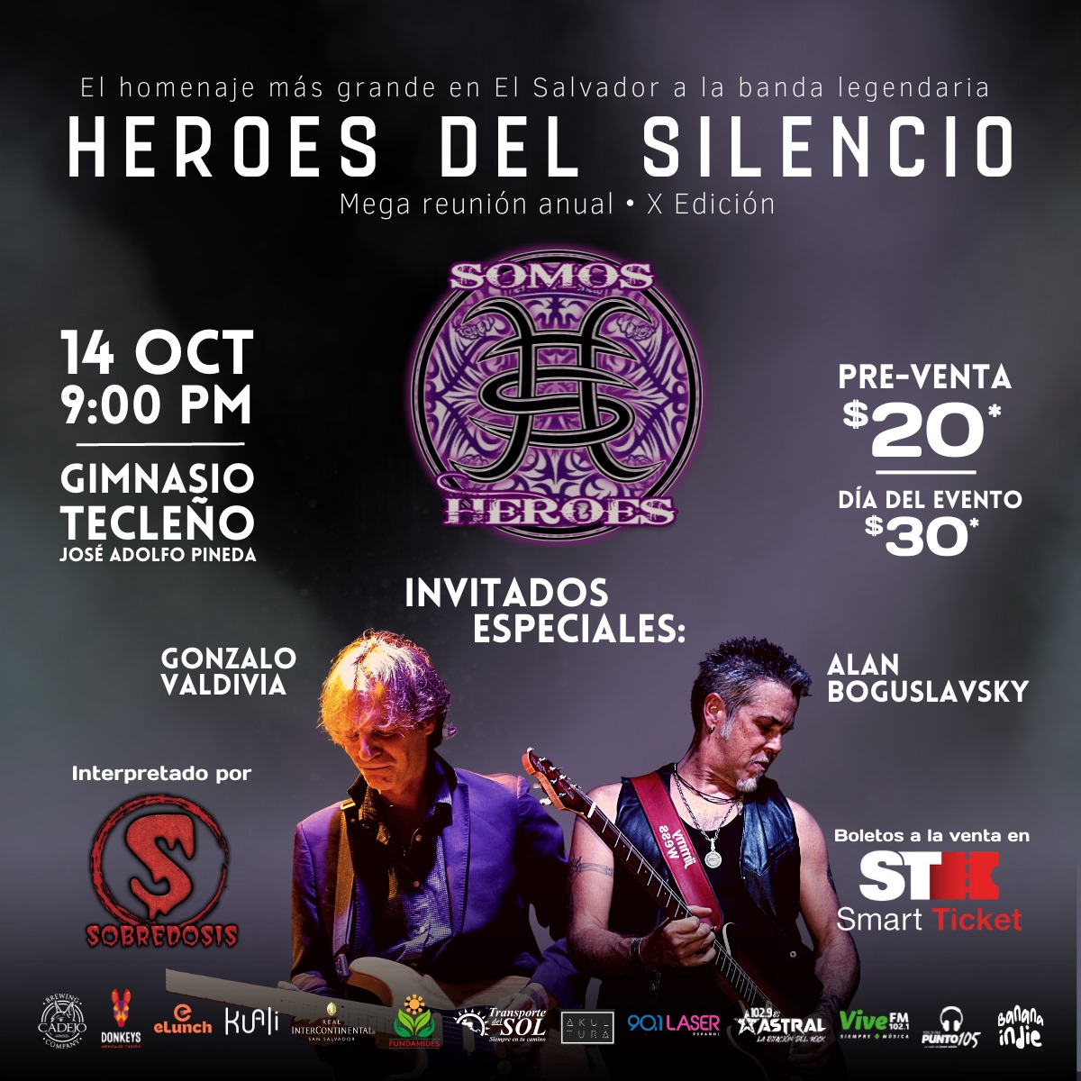 Quién quiere ir al homenaje a la banda Héroes del Silencio, gracias a los amigos de  Banana Indie.

denle amor a este tweet y digan !yo 🤘!