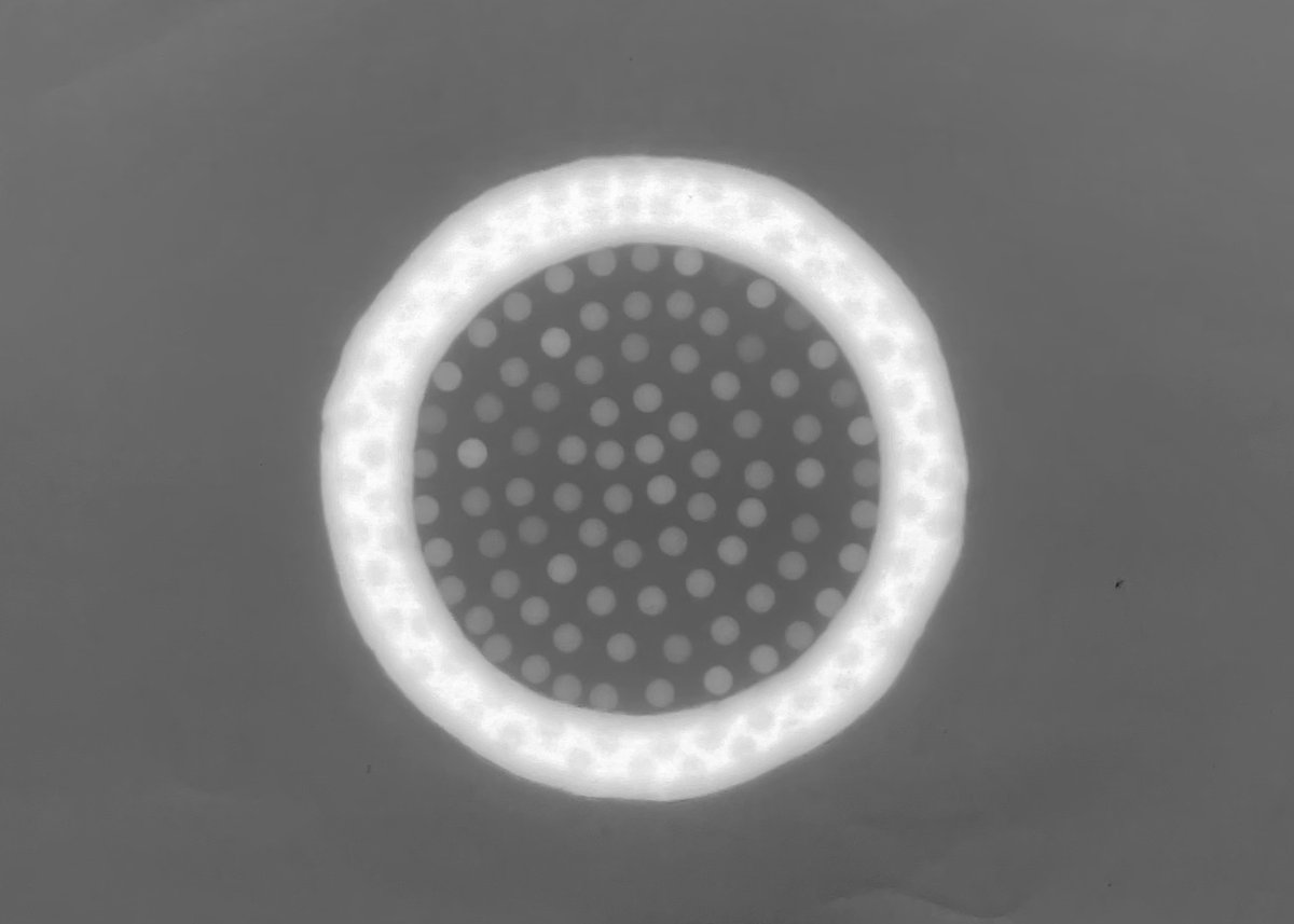kilroi22's tweet photo. I wonder what this pinhole/anti-pinhole picture will look like Saturday. I showed how to make these in my talk at the summer AAPT meeting. My slides  with details, pictures, and links are posted here: https://t.co/ruJab4dQDE Clear Skies! https://t.co/WqlZgyCB9R