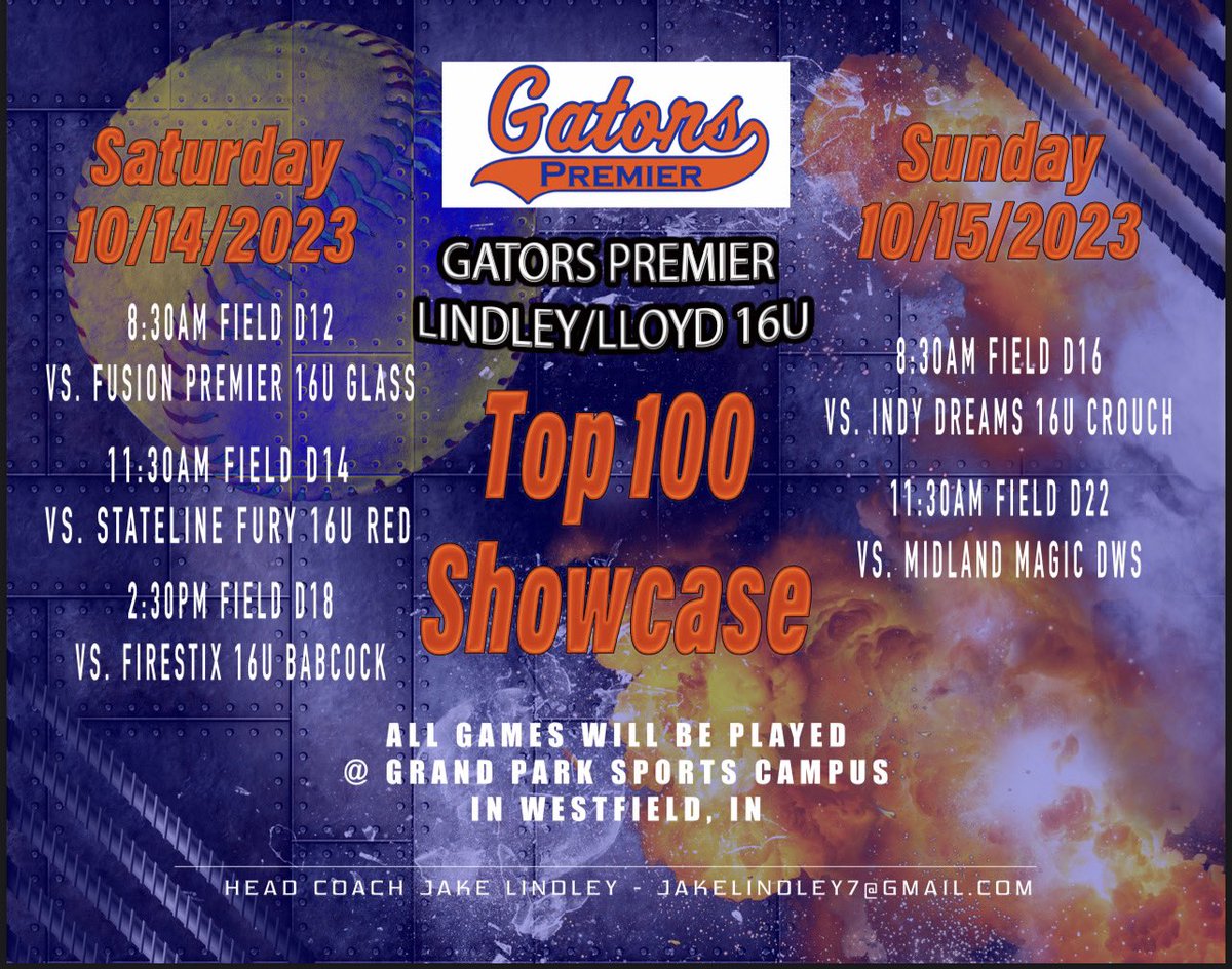 JA_Parker2027's tweet photo. Excited and ready for this weekend in Indy at the Top 100 Showcase event!  Hopefully I'll see you all there... come watch us play!
@AmyLTudor @UKCoachLawson @UofL_CoachHolly @UKCoachHimes @UACoachMurphy @_TimWalton @KarenWeekly
@BaileyDillender @lyssa_danielle9 @maldridge10
@CoachGill_MSU @CoachZack_MSUSB @CoachDot_LU @gatorspremier
@Gwood_softball @GHSGatorSports