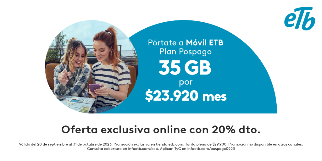 kath_mp's tweet photo. Pórtate a Móvil ETB, obtén minutos ilimitados y muchos beneficios más. Conoce más aquí: https://t.co/WPrnPE9xUI https://t.co/gsH6laIRqi