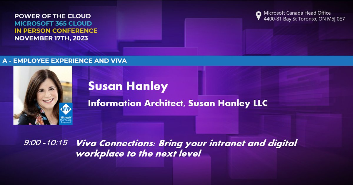 CloudPowerUser's tweet image. Bring your intranet and digital workplace to the next level using #VivaConnections. Learn how the new Viva home, can increase engagement, value and drive business outcomes from @susanhanley.

powerofthecloud.net

#POTC2023