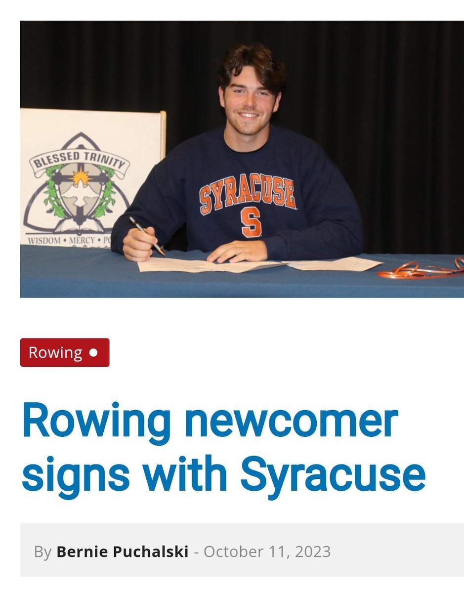 BTrinity3's tweet image. Congrats for signing with Syracuse Michael Gore!
bpsportsniagara.com/rowing-newcome…
@ncaa_niagara @Camillocipriano @niagaracatholic @RBC @ROWONTARIO @rowingcanada
