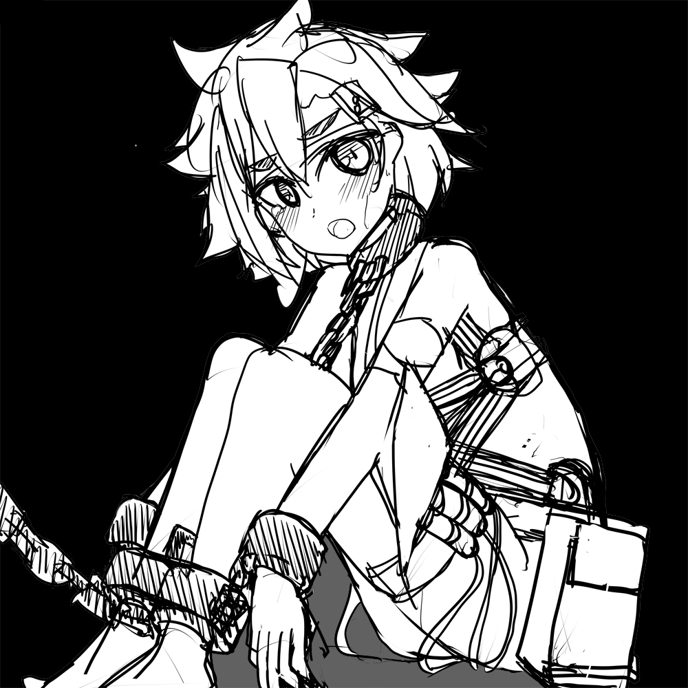 「ただのラフ無二319.jpg 」|ぽへのイラスト