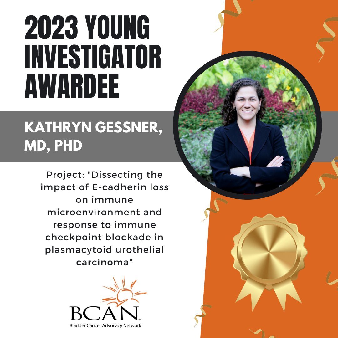 Urology@UNC (@uncurology) on Twitter photo šCongratulations, <a href="/kategessner_uro/">Kathryn Hacker Gessner</a> of <a href="/UNCurology/">Urology@UNC</a>, for her 2023 Bladder Cancer Advocacy Network Young Investigator Award, which recognizes outstanding early-career researchers and clinicians.
Learn more here:
bcan.org/young-investig⦠šCongratulations, <a href="/kategessner_uro/">Kathryn Hacker Gessner</a> of <a href="/UNCurology/">Urology@UNC</a>, for her 2023 Bladder Cancer Advocacy Network Young Investigator Award, which recognizes outstanding early-career researchers and clinicians.
Learn more here:
bcan.org/young-investigā¦