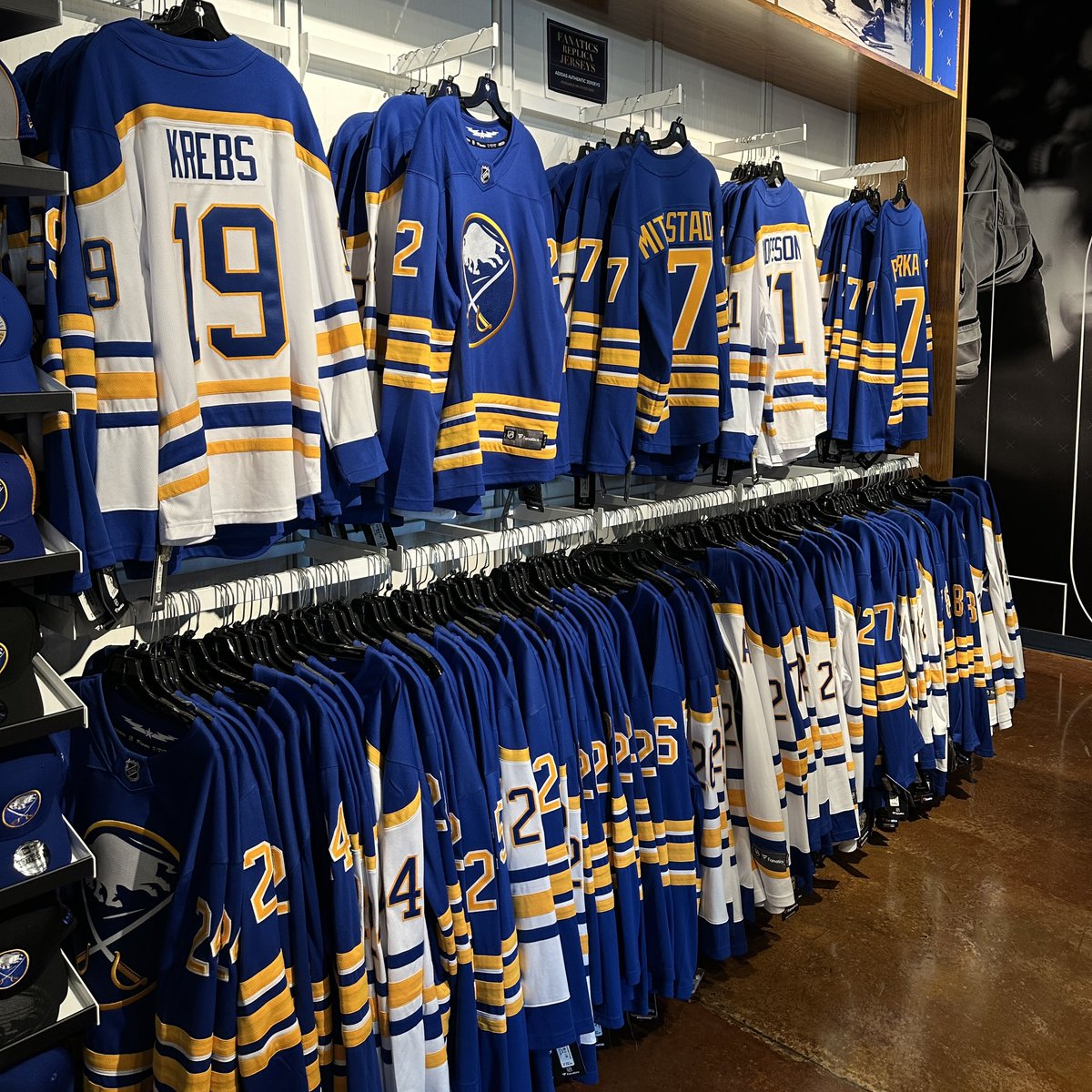 The Sabres Store on X: Mini replica retirement banners are back in stock!  Call (716)855-4140 or visit us today!  / X