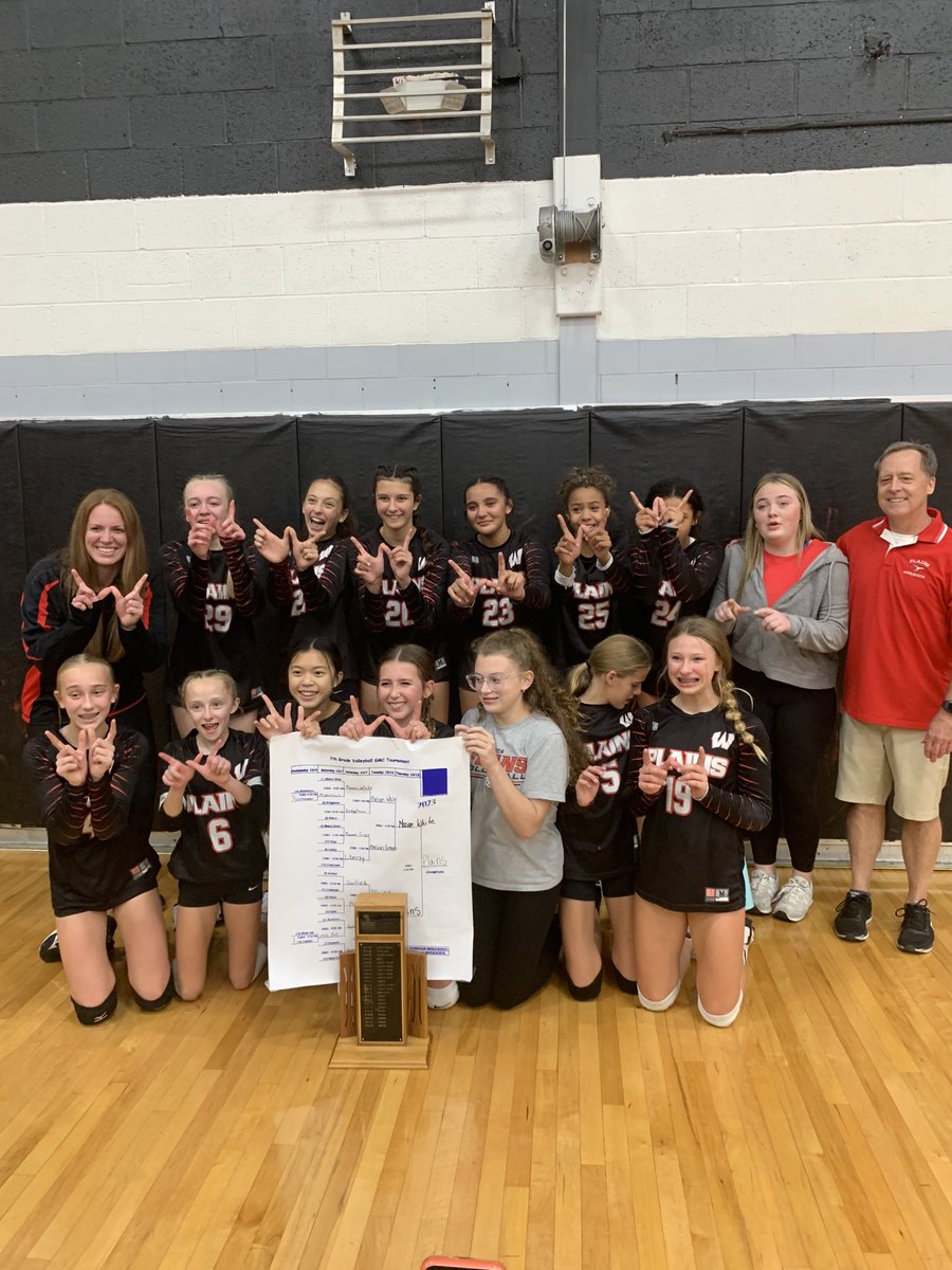 Your GMC 7th grade volleyball champs!!! Way to go Lady Firebirds!!! #WEareLakota