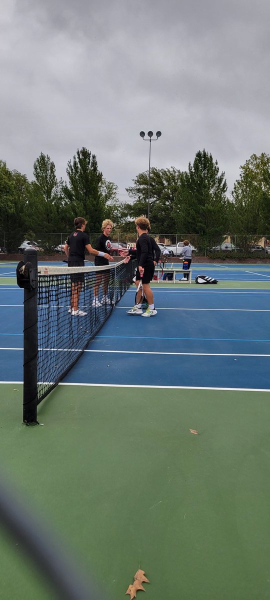 #1 doubles lost to a talented Westside team in tough windy conditions.