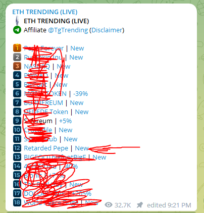 PepeRetardedERC's tweet photo. Cummunity memba paid for Efff Trenda

So very gud Gib smiles last long!

Come aped wit us! 

https://t.co/tCalFKeXlP

TG: https://t.co/qMIoCtXMbU
Web: https://t.co/hkeI9vTmdO https://t.co/8h49BkHStc