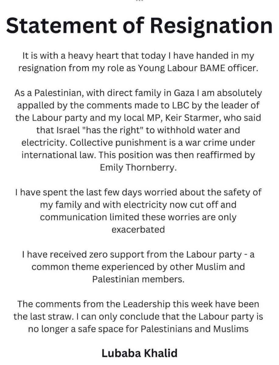 Maybe shocking isn’t the word (how is it possible to be shocked by Starmer’s party any more?) But it should be a source of deep shame to those who’ve turned the Labour Party into this kind of hostile environment. And those who’ve kept quiet while it’s been happening.