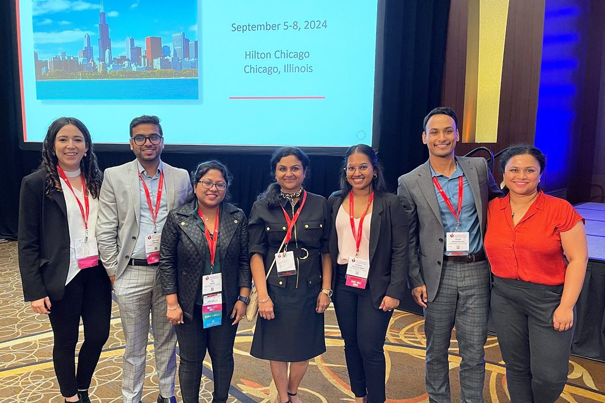 A team from @UToledoMed recently attended the @American_Heart Hypertension Scientific Sessions meeting in Boston. #UToledoMed #Research #Hypertension #Hypertension23