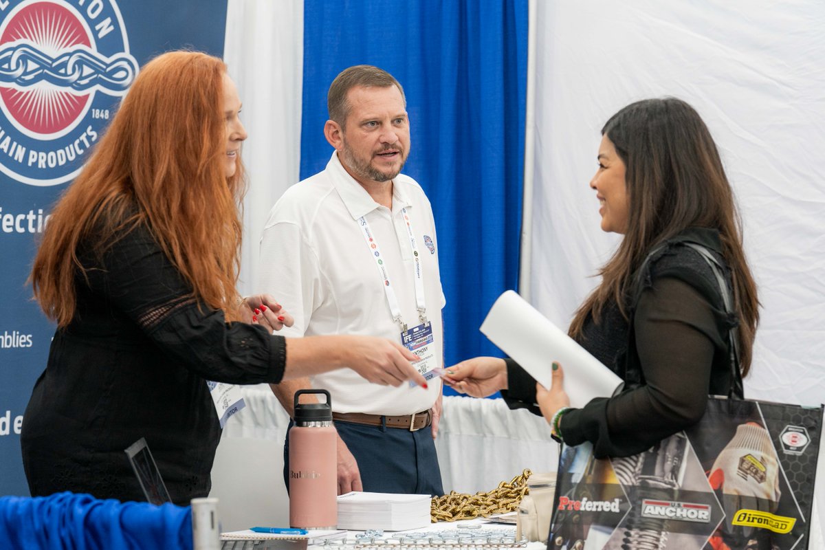 What a week at Perfection Chain! ⛓️

Lori and Anthony made their appearance at the International Fastener Expo in Las Vegas, NV 🎡

We had the opportunity to showcase our high-quality chain products to hundreds of attendees at the Mandalay Bay 🏨

Thank you IFE!