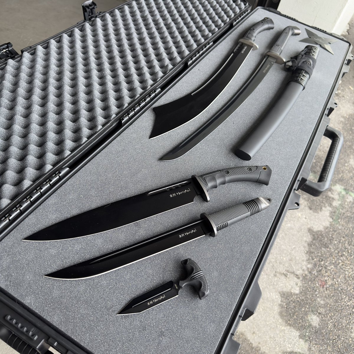 All Black Knife Set 🤯🔥