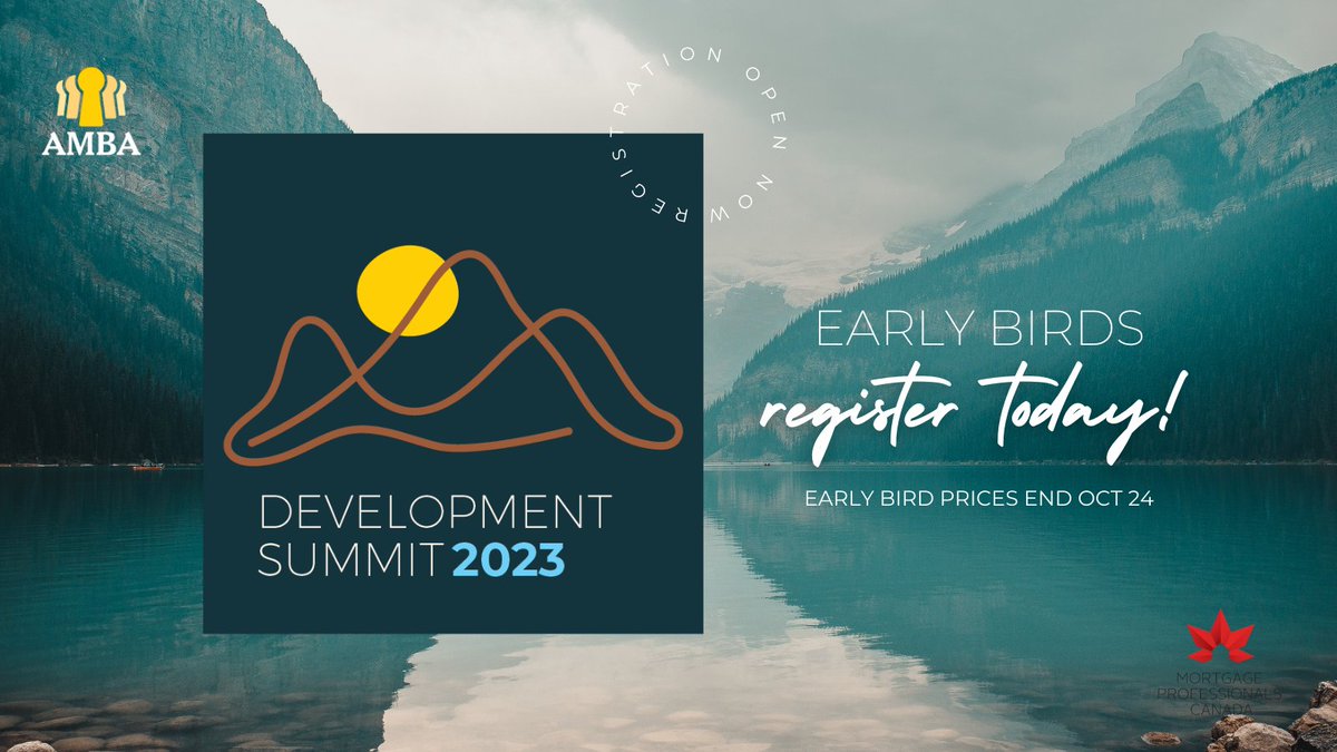 Registration is OPEN for Development Summit 
🏔️Scale to Success w/ a day of industry insights + actionable strategies.  
📅Nov. 23 📍Pomeroy Kananaskis Mountain Lodge
✴️NEW this year—Broker Owner Workshop, an exclusive mastermind day on Nov. 22. 
Register loom.ly/JHuCsXE