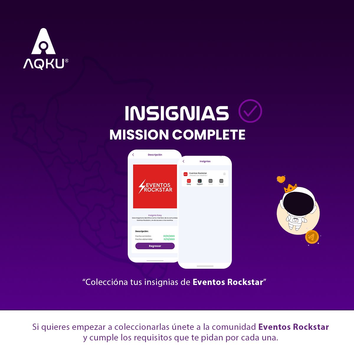 Misión Completada: Tripulante ya desbloqueamos una nueva función, ahora puedes colección insignias de tu comunidad favorita💜

🚀Sé parte del ecosistema del futuro junto a nosotros y construyamos un mundo más justo.

#Aqku #BilleteraDigital #blockchain

Nota: Recuerda que para