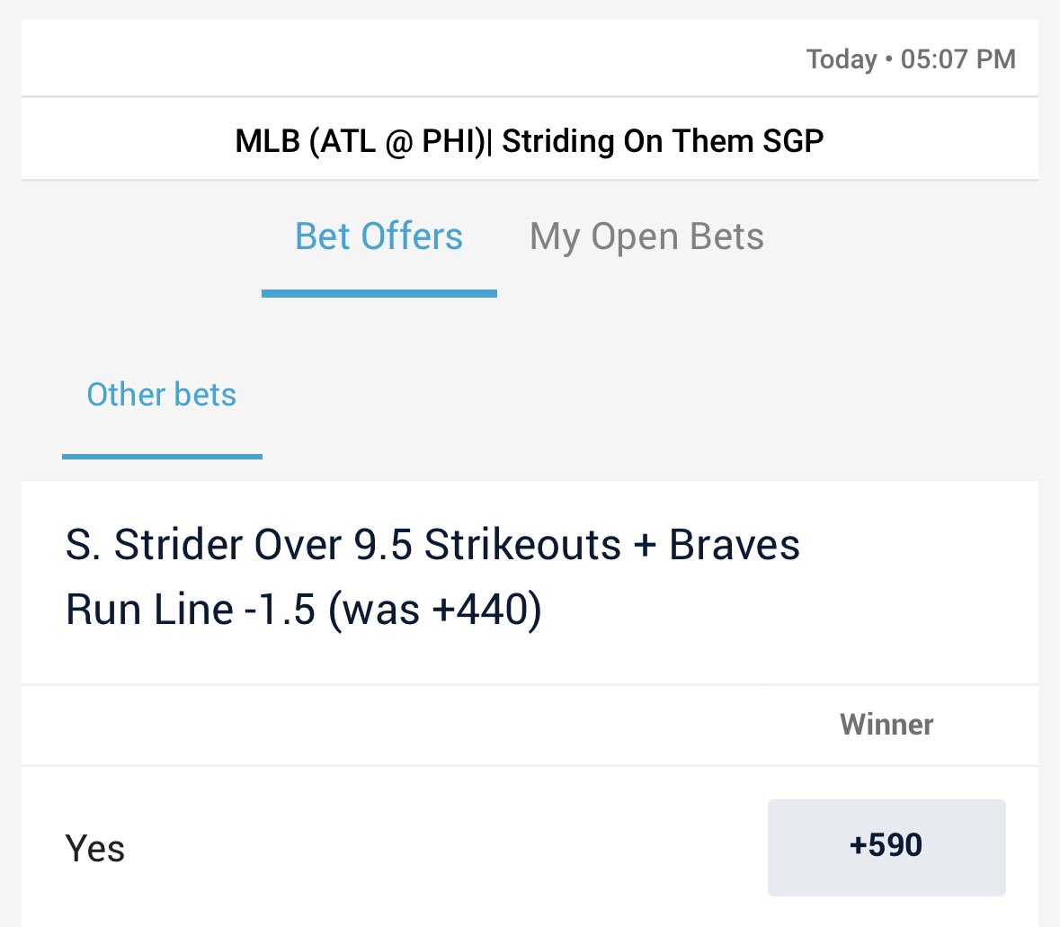 BettingAz's tweet photo. This is about 10% EV and in for 1U! https://t.co/5qzx2L3h0u