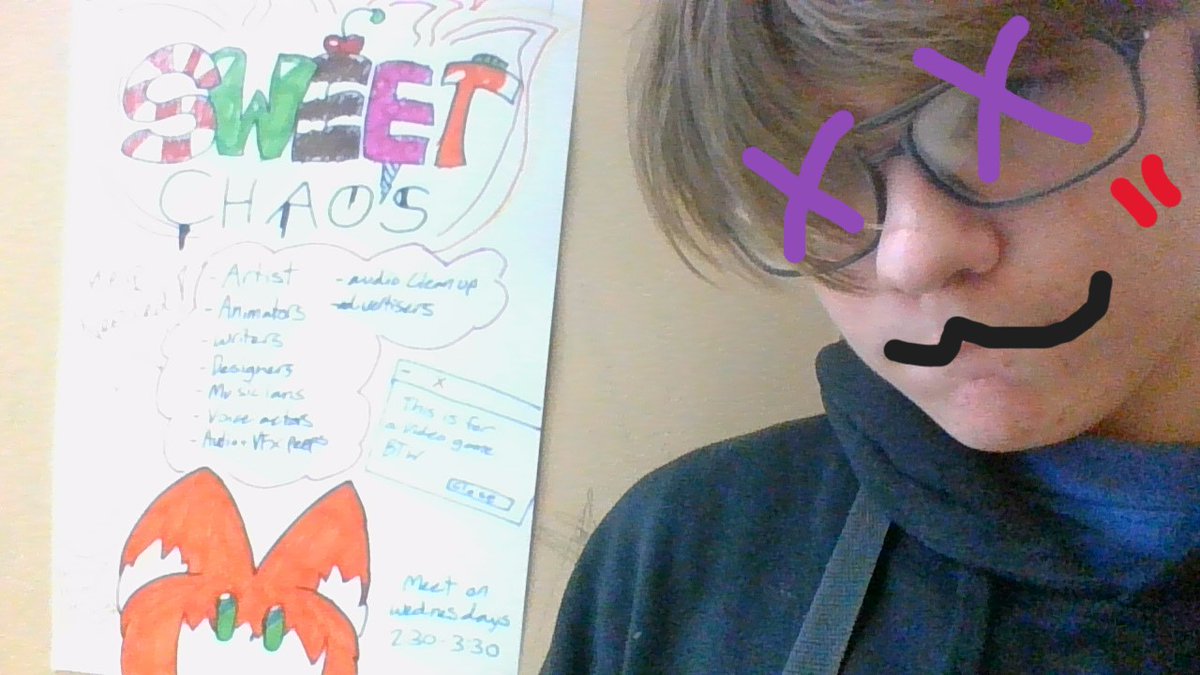 SodiCola's tweet photo. I need some people among these lines to help on my upcoming game, Sweet Chaos!

#gamedevelopment #sweetchaos https://t.co/Bfho1cqy4D