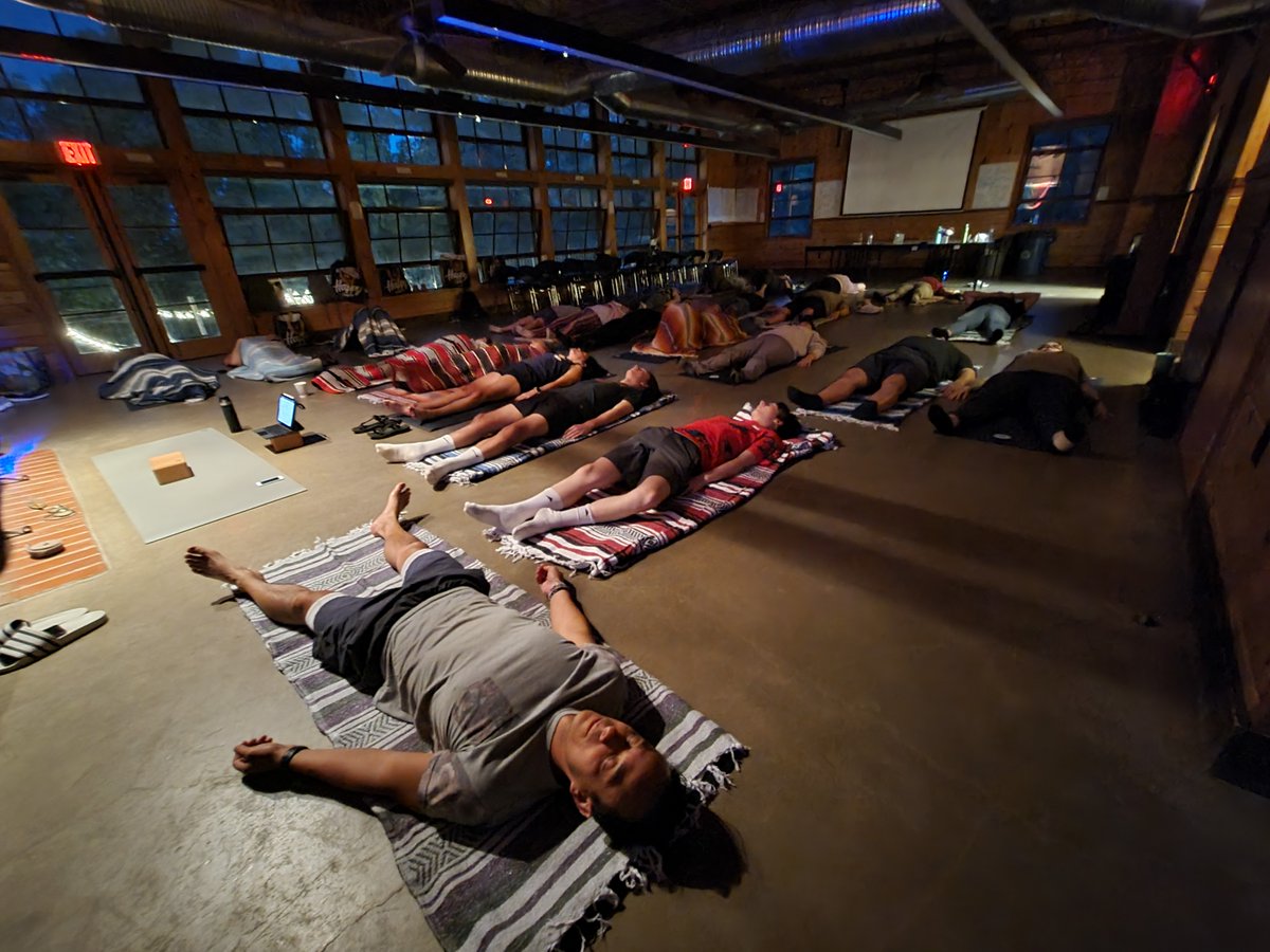 kdsteuart's tweet photo. Yoga Nidra has truly transformed so many lives. #Inspiredbymanduka @mandukayoga
#manduka #MYKC #inspiration #yoga #mindfulness #meditation https://t.co/Yy1RUhDhgt